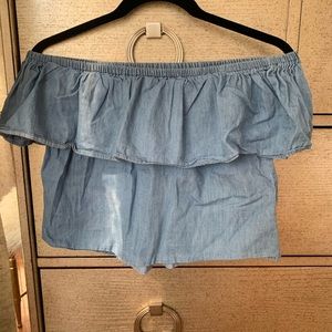 Denim Crop Top